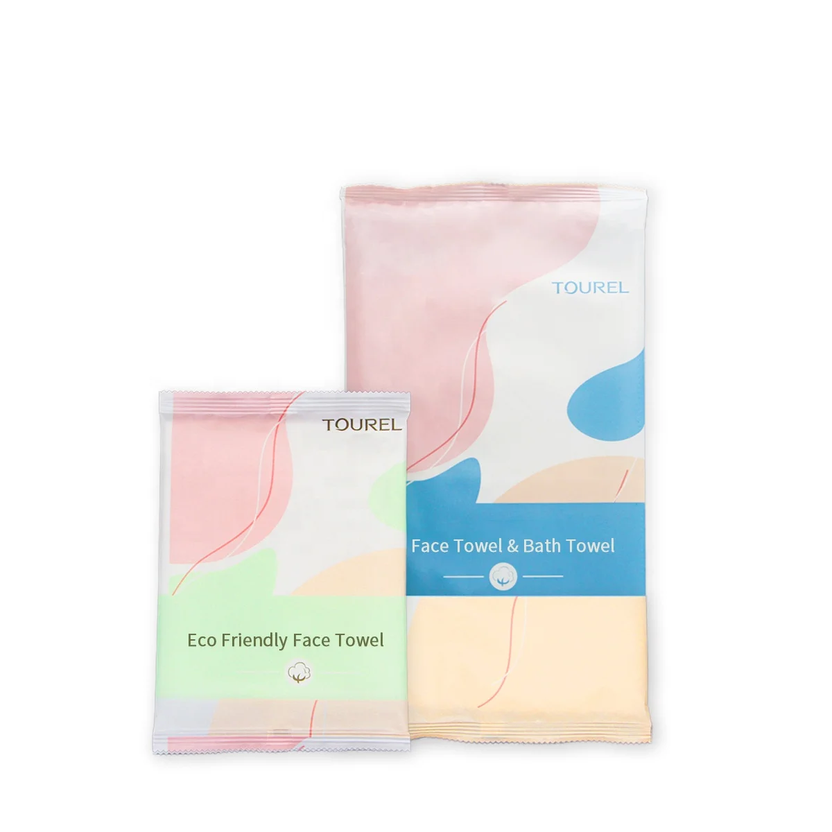 Wholesale Quality Eco Bamboo Plant Fiber Face And Bath Towel Strong Absorption And Quick-dry Disposable