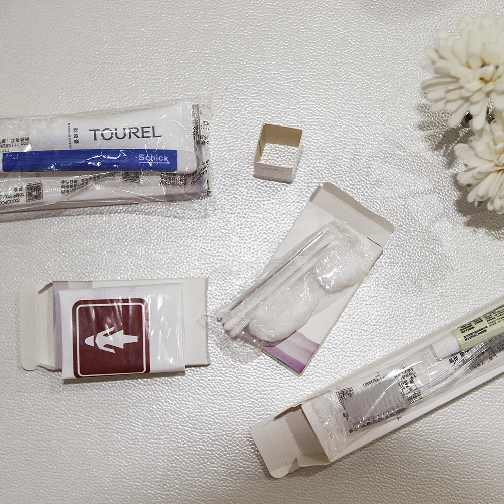 Factory Supplies Bathroom Disposable Guest Room Toiletries Amenities Kit / Eco Friendly 5 Star Luxury Hotel Amenity Sets