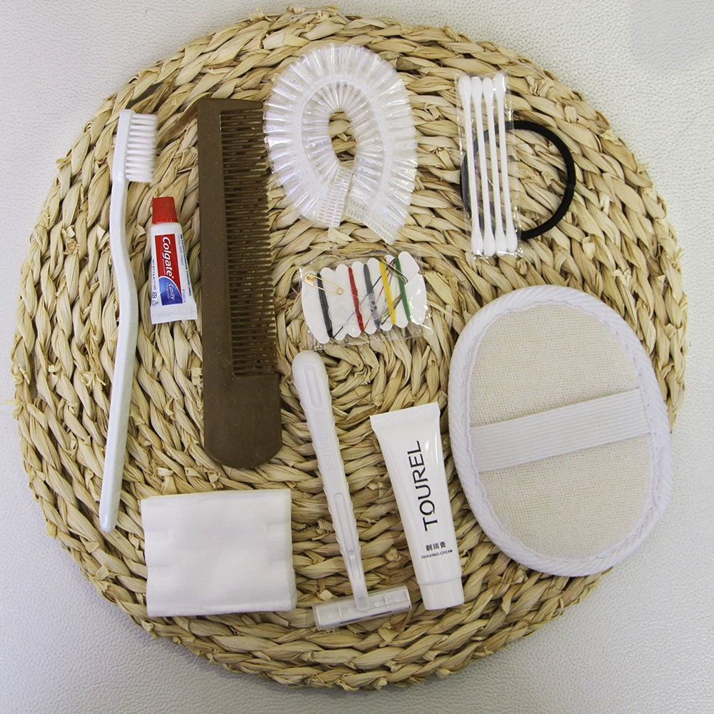 Airlane Amenity Kit Guest Room Amenities Loofah Hotel Guest Bath Disposable Amenities