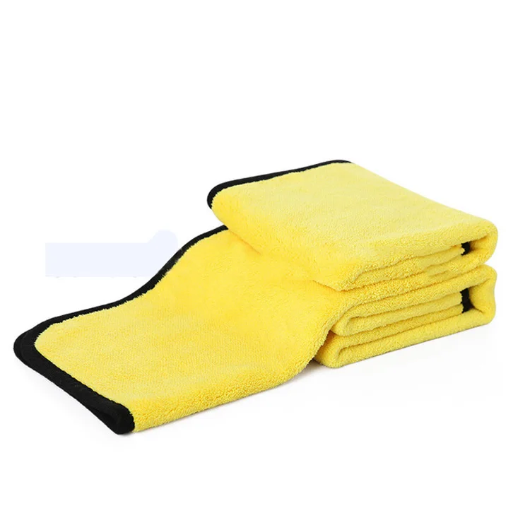 Microfiber Car Wash Towel Quick-dry Double-sided Thickened Absorbent Home Use Cleaning Cloth