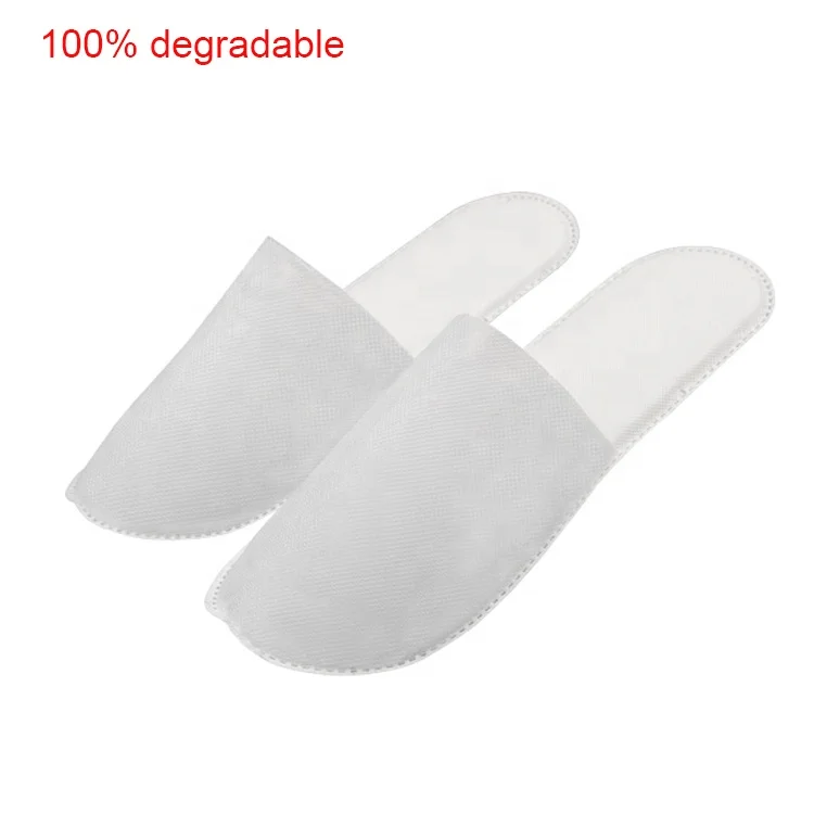 Latest Cheap Personalized Hotel Spa Disposable Slippers For Men Women Eco Degradable Anti-slip Sole Customizable Colors