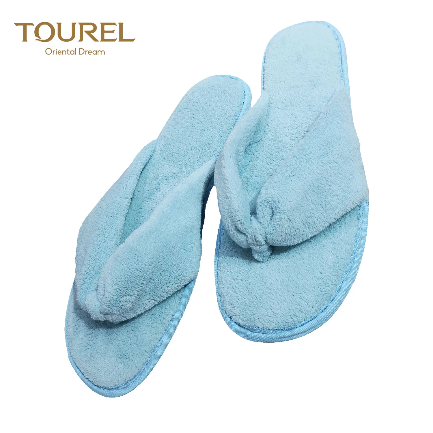 Tongs Jetables Personnalisées avec Logo, Chaussons en Polaire Corail Douce, Fournitures d'Hôtel Portables pour Hôtels