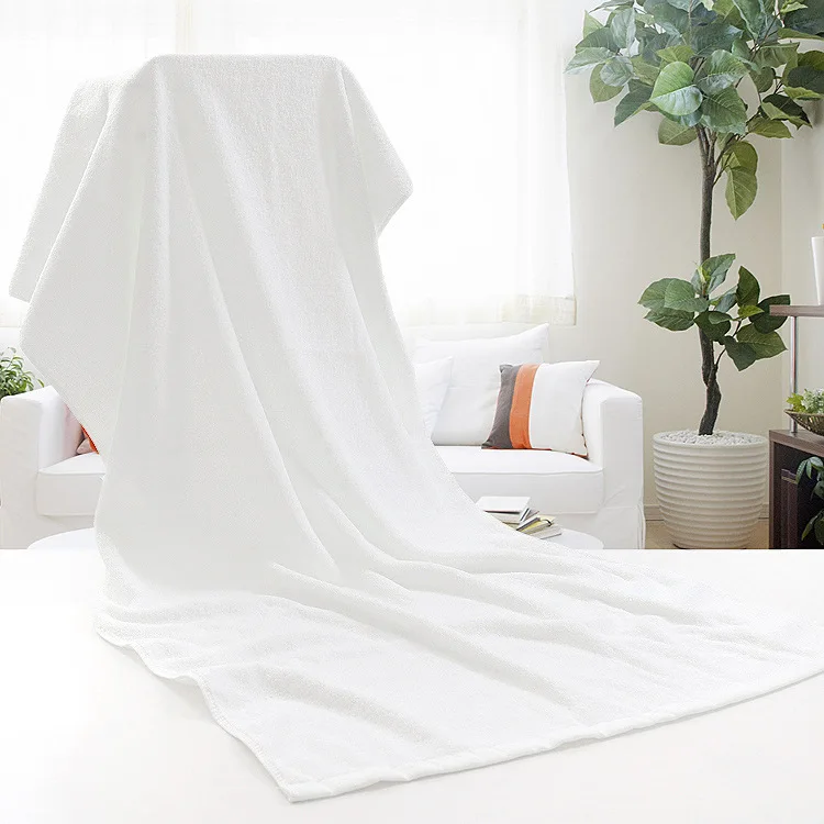 Italian 800 Thread Count Towels Thick Big White Marriott Hotel Room Towels Solid Color Disposable Towels
