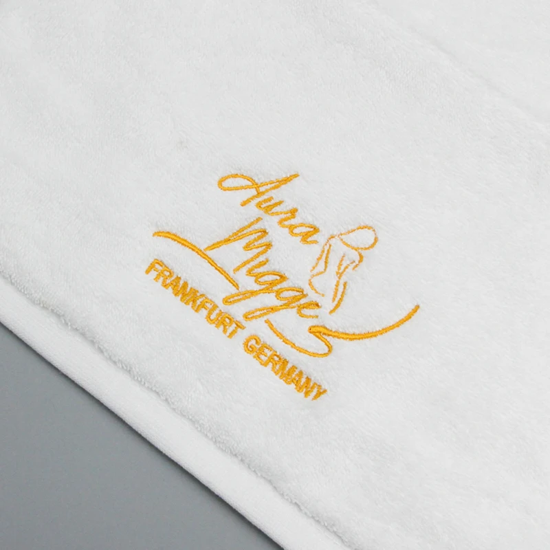 Ensemble de serviettes de bain en coton de haute qualité 600 Gsm, serviette de toilette blanche brodée personnalisée, serviette 80x160, compressée à séchage rapide