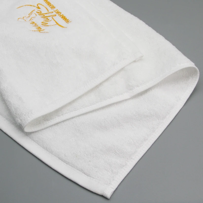 Ensemble de serviettes de bain en coton de haute qualité 600 Gsm, serviette de toilette blanche brodée personnalisée, serviette 80x160, compressée à séchage rapide