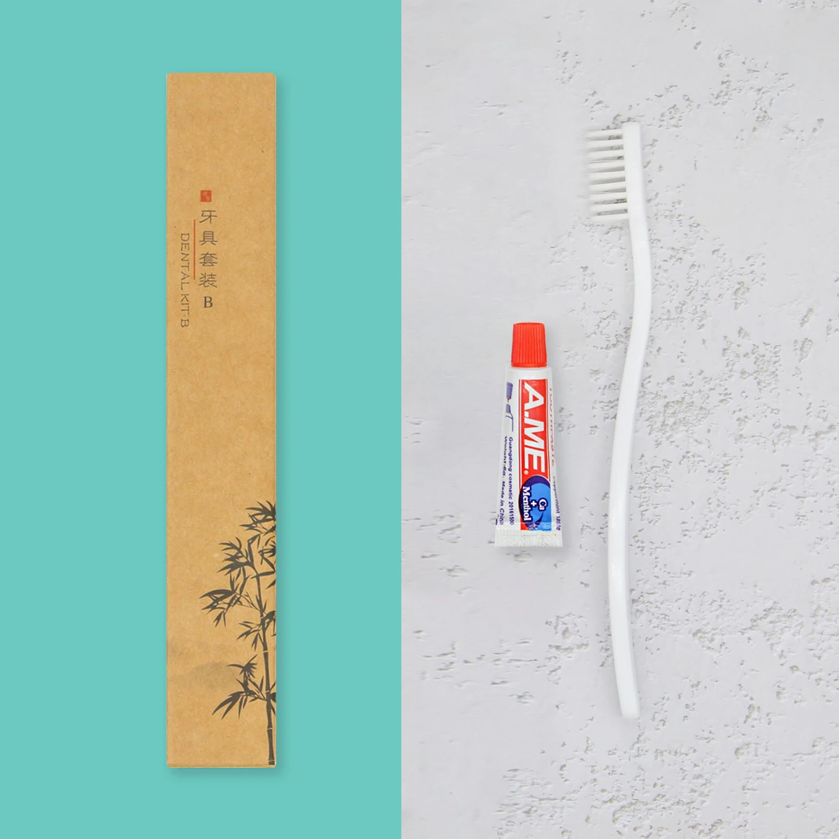 Brosse à dents en plastique recyclable pour soins orthodontiques et bucco-dentaires, pour voyage et usage domestique, avec emballage personnalisé