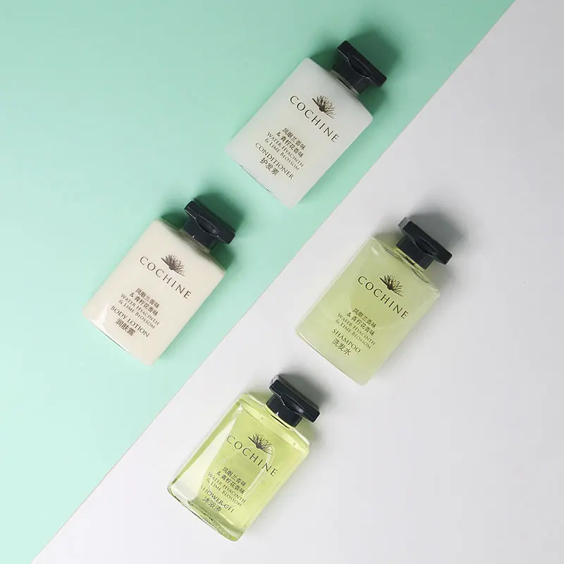 Hotel Amenities Set Luxury Eco Biodegradable Empty Bottles For Hotel Amenities