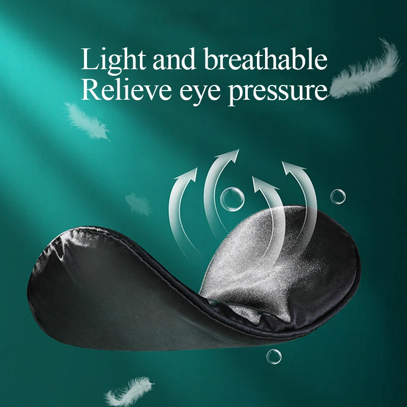 Adjustable Luxury Double-sided Silk Sleep Eye Masks Anti-aging Skin Care With Breathable 100% Pure Mulberry Silk Cotton Eye Mask