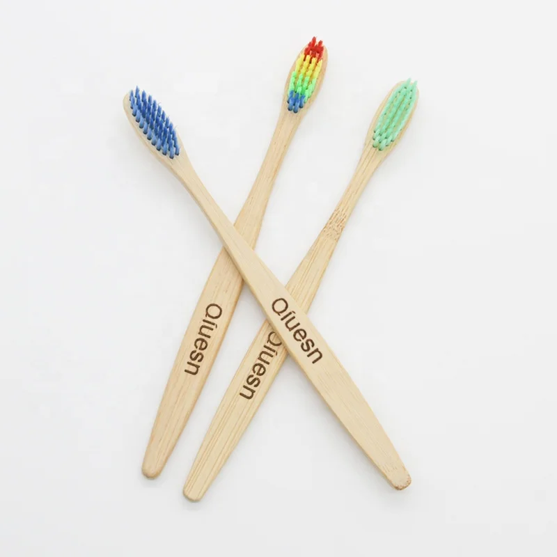 Paquet de 10 brosses à dents écologiques naturelles super douces jetables pour usage domestique