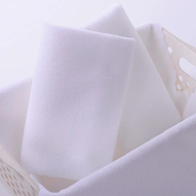 Serviette de bain jetable personnalisée en microfibre tricotée chaîne pour hôtel, visage, salon, manucure, nettoyage, compressée, super absorbante, écologique, unie