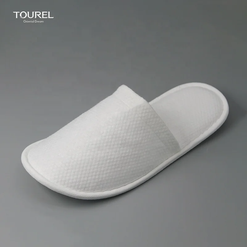 Wholesale Customized Velvet Coral Fleece Eco-friendly Soft Disposable Travel Size Hotel Spa Slippers