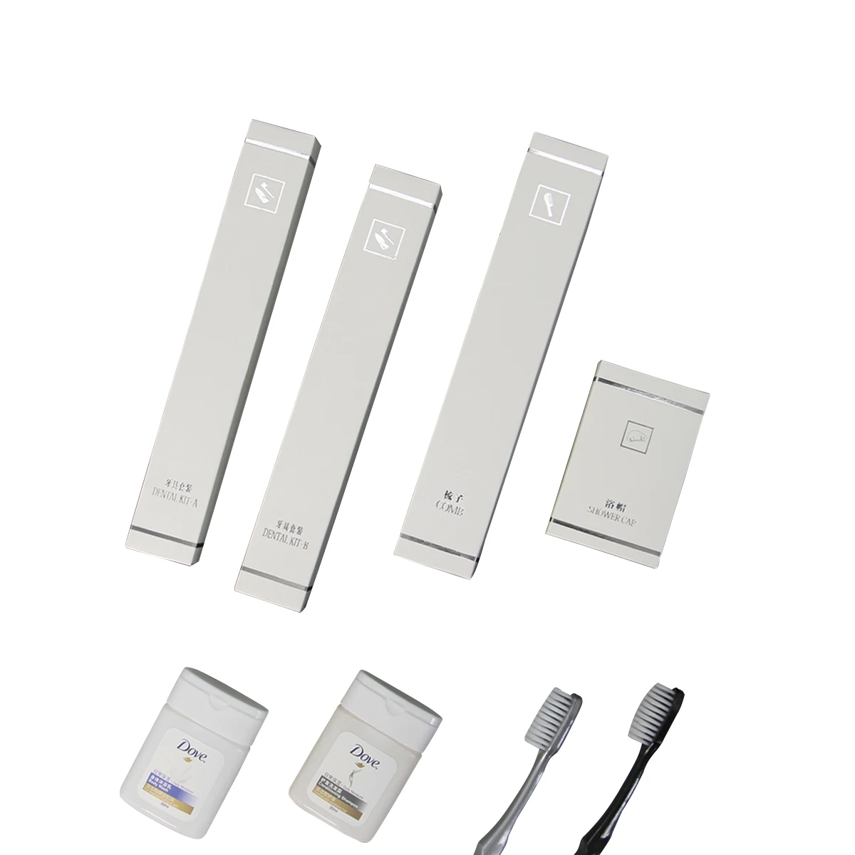 Art&iacute;culos de Hotel en Tama&ntilde;o de Viaje Acondicionador Champ&uacute; Gel de Ducha Loci&oacute;n Corporal en Empaque Port&aacute;til Tubo con Impresi&oacute;n de Etiqueta Personalizada