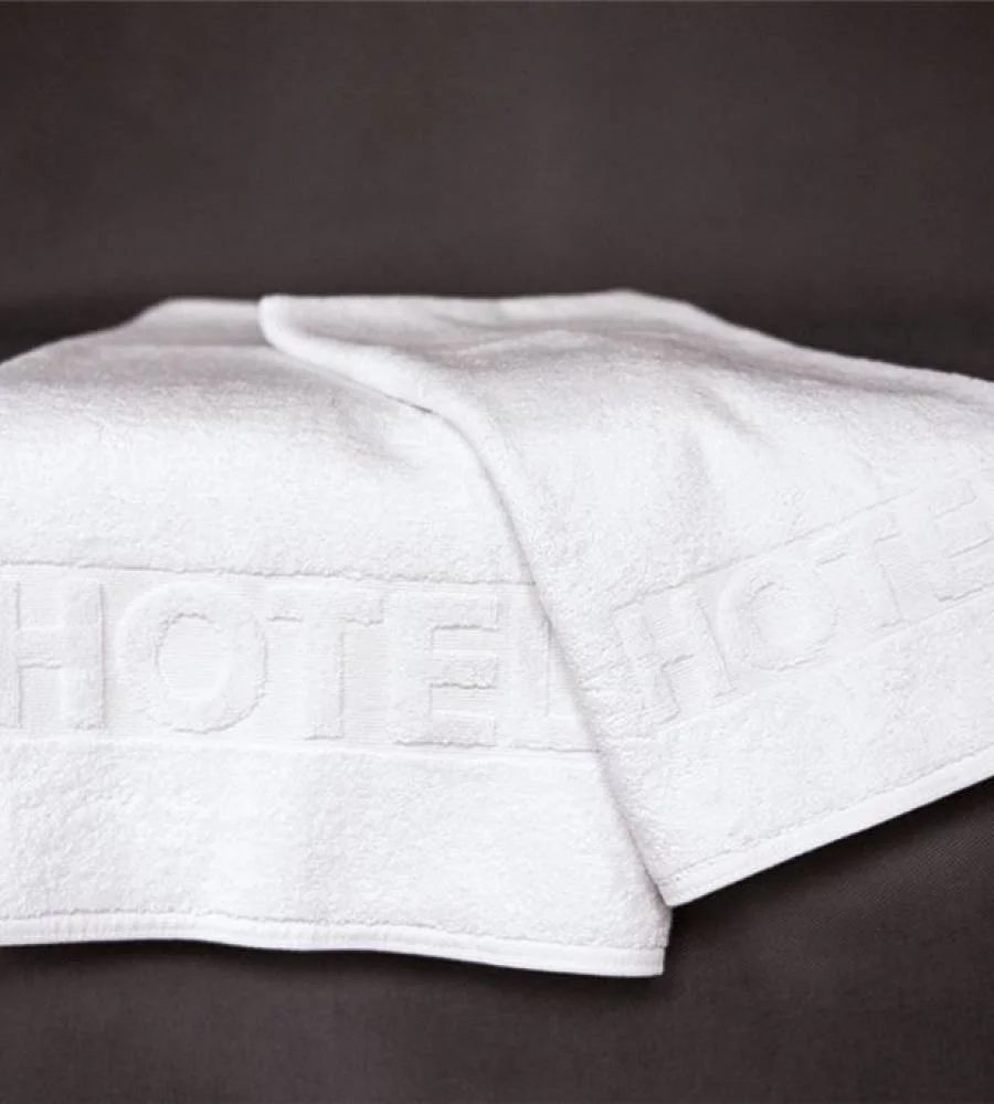 Ensemble de serviettes de bain blanches jacquard de luxe pour hôtel 70x140cm, 100% coton, grande serviette de plage, marque absorbante à séchage rapide pour salle de bain