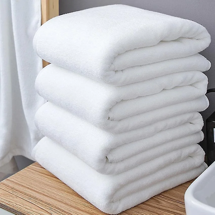 Ensemble de 4 serviettes d'hôtel épaisses, serviette de bain 70x140, serviette de bain et serviette de main personnalisées pour hôtel