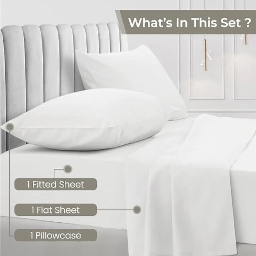 Ensembles de literie pour hôtel Four Seasons 300tc motif rayé technique tissée ensemble de 4 pièces incluant oreillers fournisseur direct de literie d'hôtel