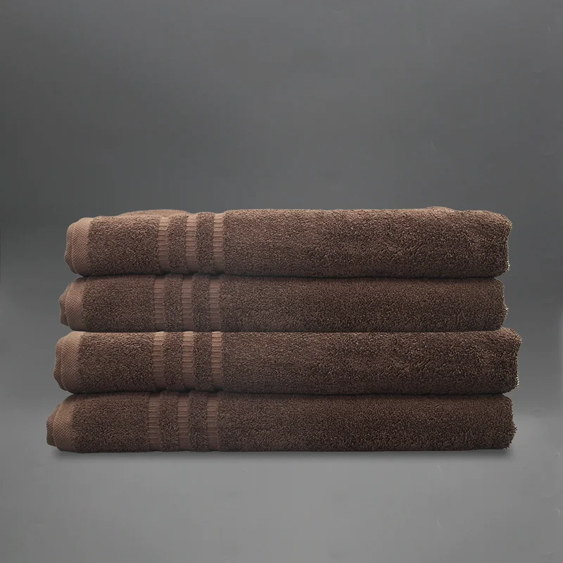 High Quality 500 Gsm 100% Cotton Bath Towel White Terry Knitted For Hotels And Spas
