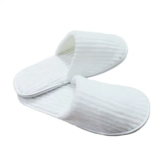 Chaussons en polaire corail douillet personnalisés, réutilisables et lavables pour la maison, l'hôtel, le spa, les fêtes et les festivals
