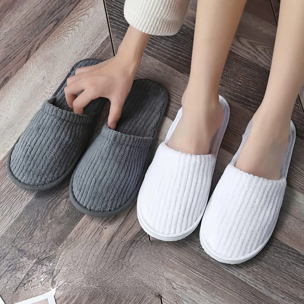 Oem Wholesale Eco-friendly Palm Breathable Disposable Spa Shoes For Weddings And Hotels With Personalised Label Logo