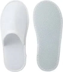 Custom Logo Disposable Hotel Slippers Whole Shaped New Style Non-woven Guest Amenities
