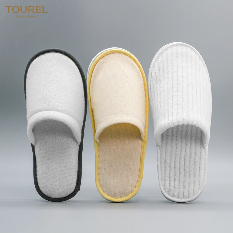 Customizable High-end Spa Disposable Slippers Star Hotel Guestroom Amenities