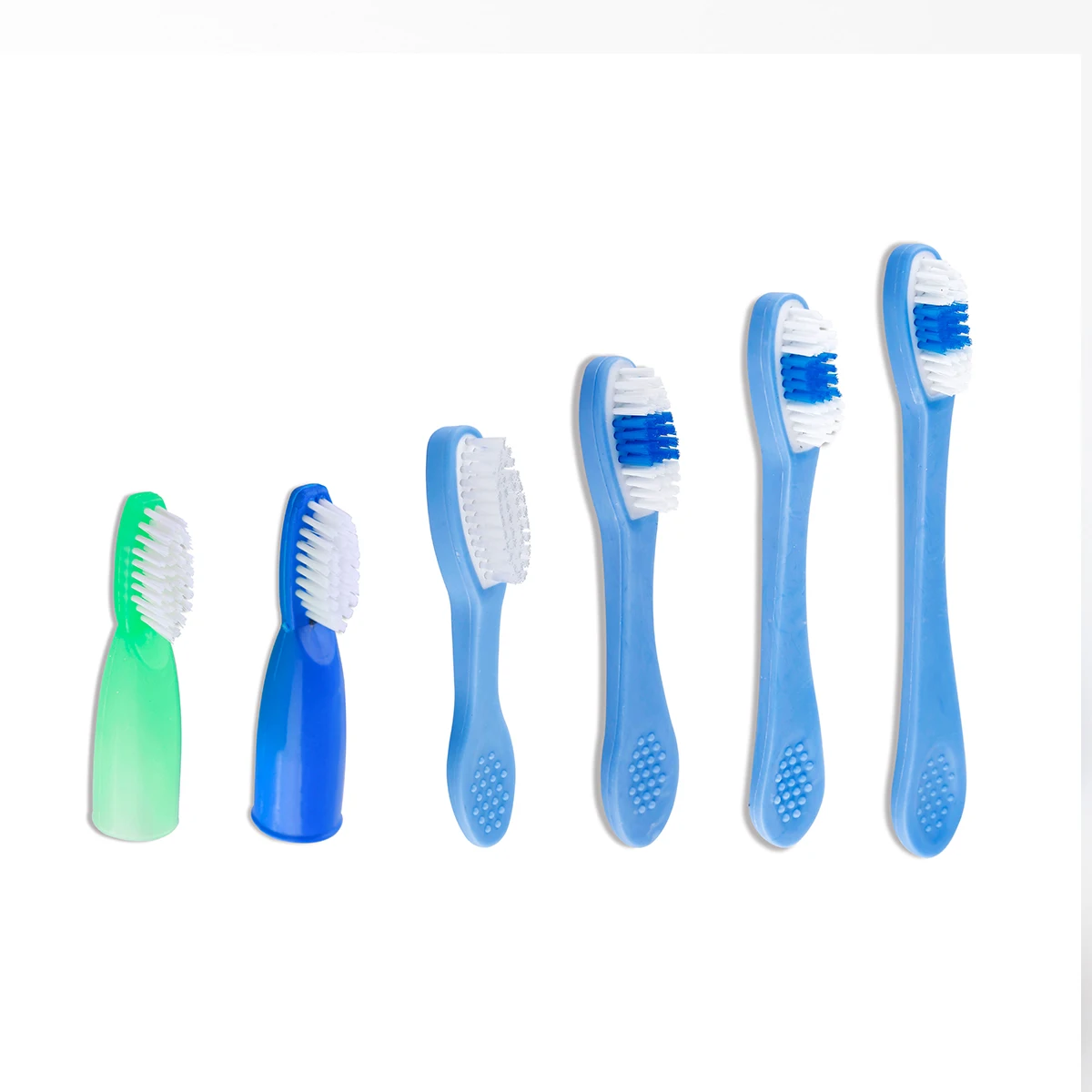 Circular Plastic Finger Toothbrush Prison Supplies Thumb Plastic Toothbrush Detention Facility Finger Toothbrush