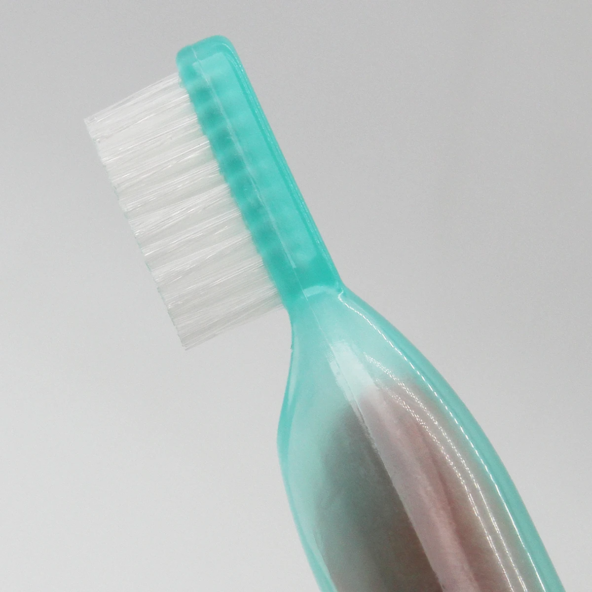 Brosse à dents de prison/cellule à manche souple et flexible, sûre, réutilisable/jetable, à brins moyens, pour prisonniers