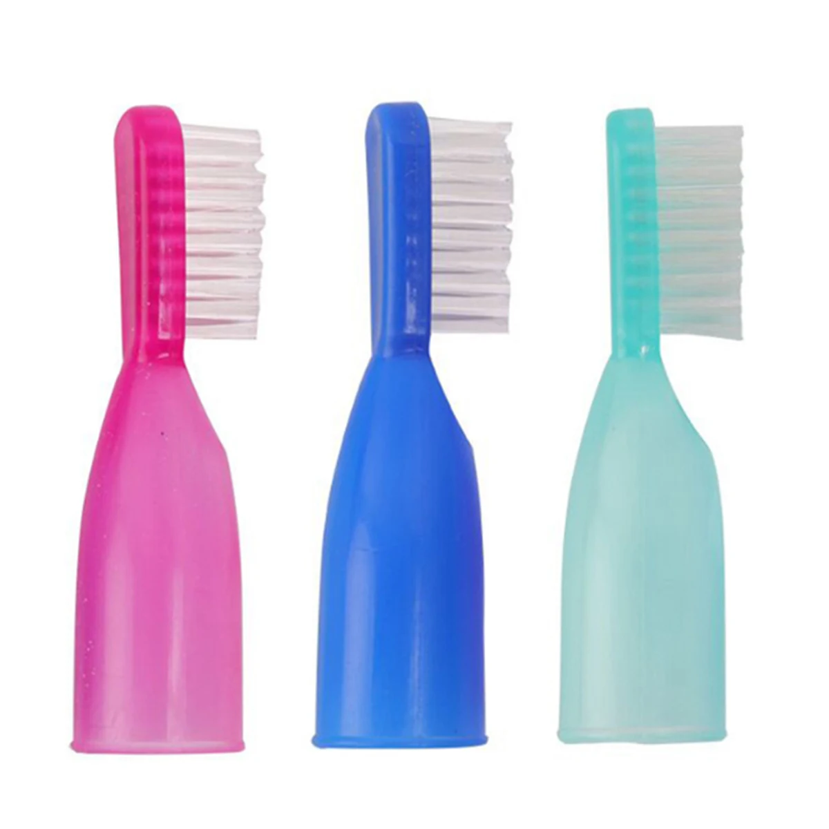 Brosse à dents de prisonnier exclusive, mini et courte, brosse à dents à doigt avec étui au prix d'usine