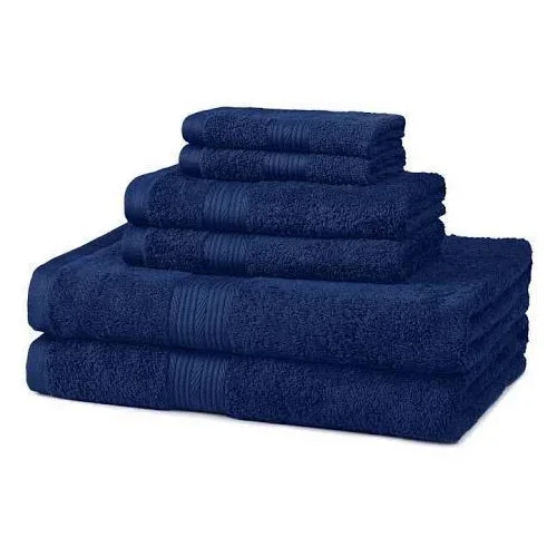 Serviettes de bain 100 % coton peigné filé à l'anneau, séchage rapide, très absorbantes, toucher doux, parfaites pour un usage quotidien