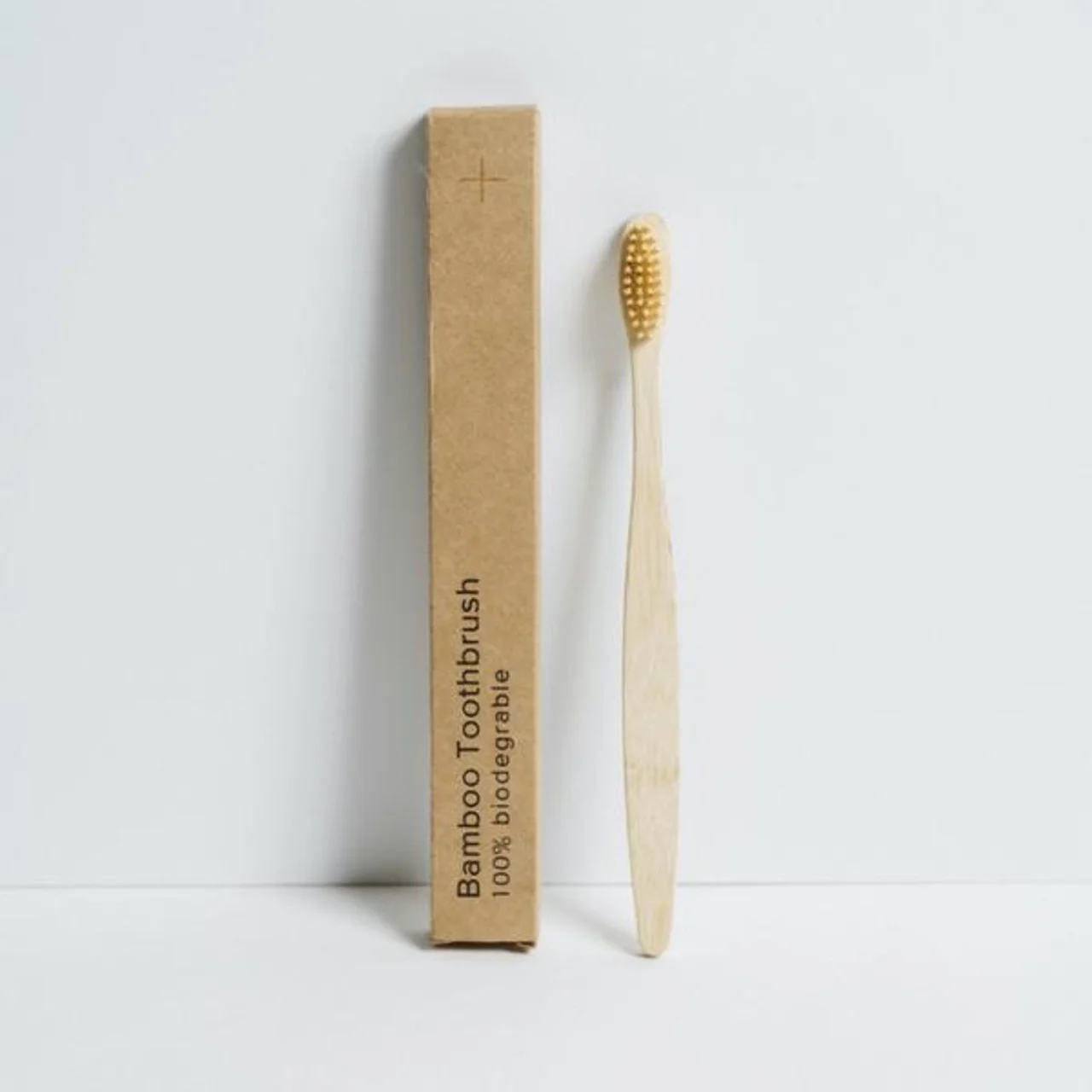 100% Biodegradable Eco-friendly Bamboo Toothbrush Soft Bristle Disposable For Home Use