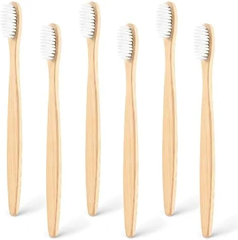 Adult Children's Charcoal Bamboo Toothbrush Bpa-free With Soft Bristle Tube Disposable Feature For Home Use
