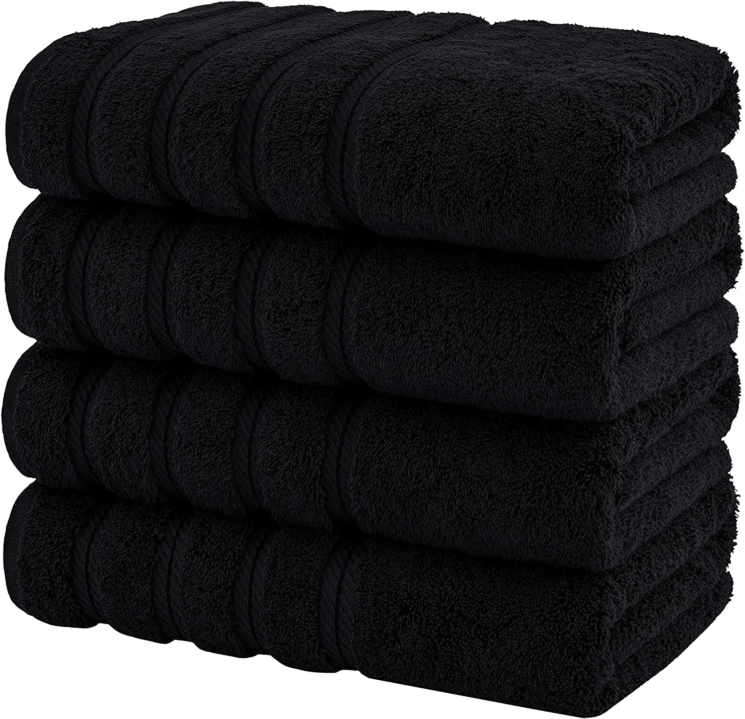 Ensemble de serviettes d'hôtel premium en coton 100 % à séchage rapide et serviettes de bain jetables blanches avec logo de marque personnalisé