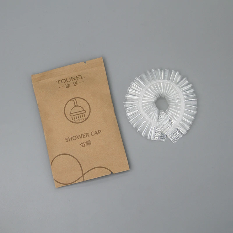 Kit d'accessoires de toilette jetables personnalisés pour clients d'hôtel, emballage en papier kraft écologique, trousse d'agréments pour hôtel