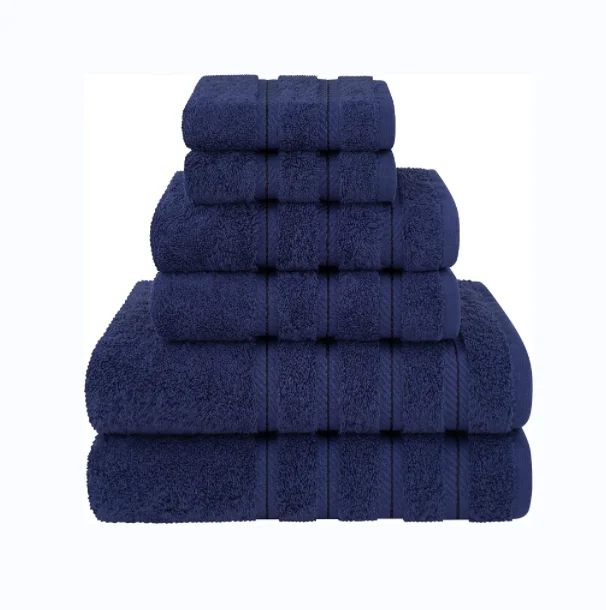 Set de Toallas de Baño Personalizado en Fardo Toalla de Baño Grande de Lujo Color Personalizable Paño de Lavar Set de 8 Piezas de Toallas