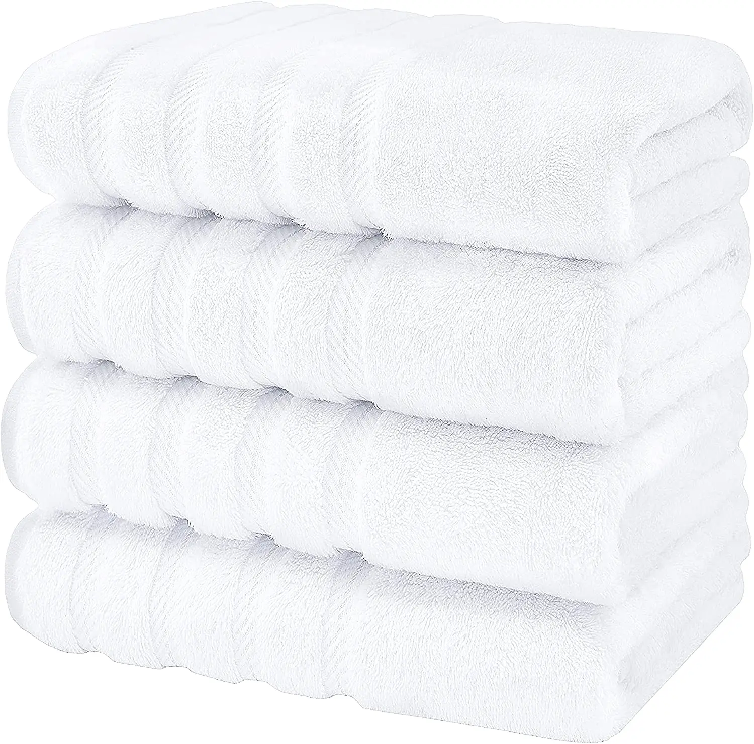 Wholesale Luxury 100% Cotton Hotel Spa Bath Towel Quick-dry And Disposable With Solid Color White