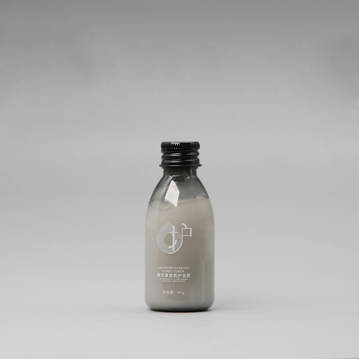 Set de amenities de 40ml con botella personalizada, fragancia y etiqueta para hoteles de lujo, set de amenities desechables de tamaño hotel para viajes portátiles
