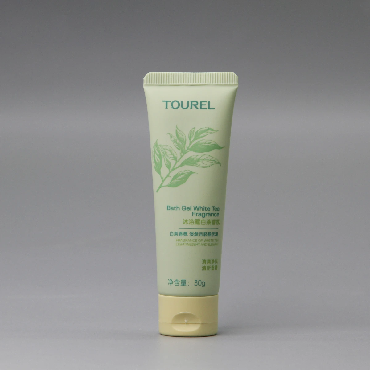 Tube de luxe de 30 ml pour articles de toilette d'hôtel, pour le bain et le corps, pour le stockage de shampoing et de cosmétiques, essentiels d'hôtel