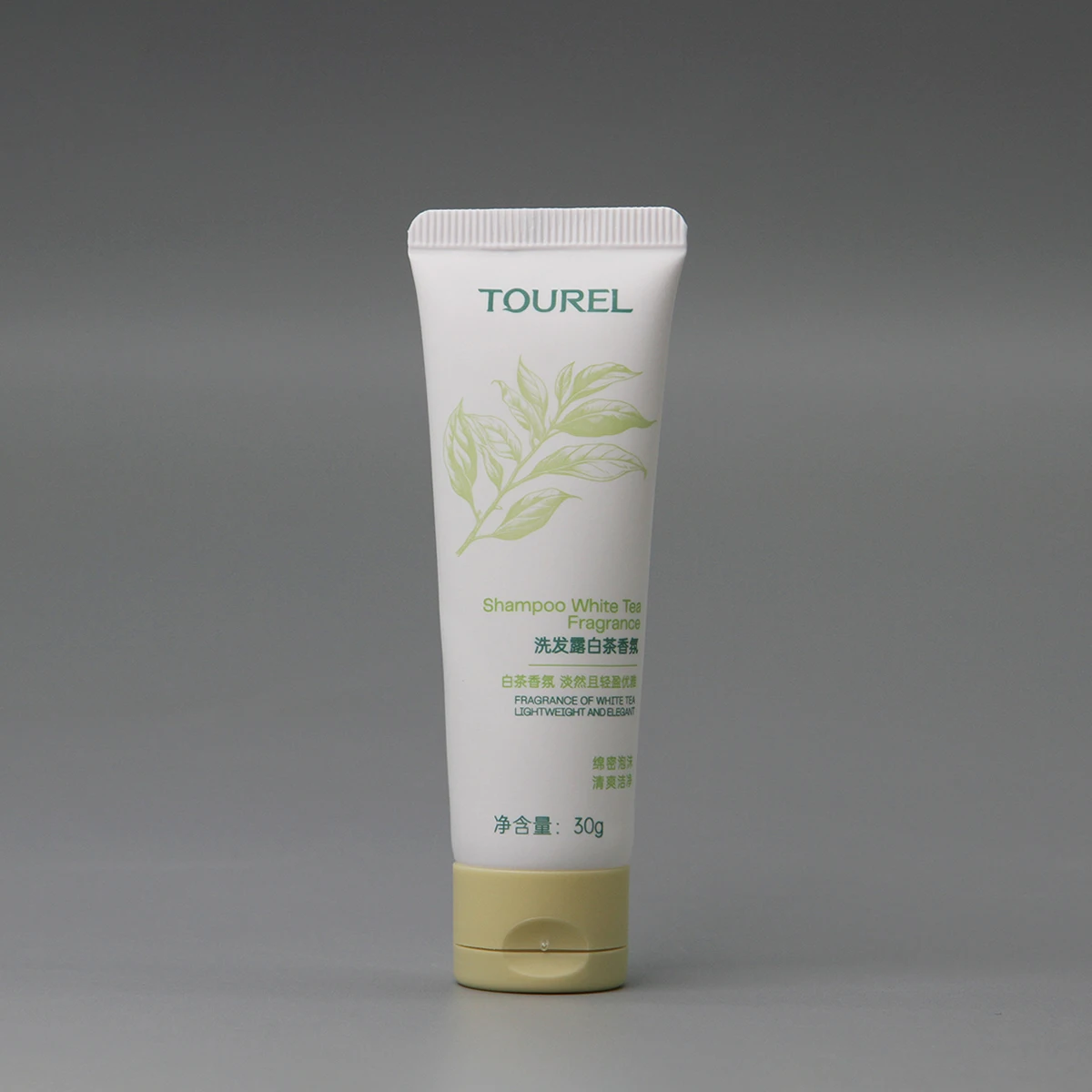 Tubes d'articles d'accueil d'hôtel jetables biodégradables et écologiques avec logo personnalisé certifié ISO
