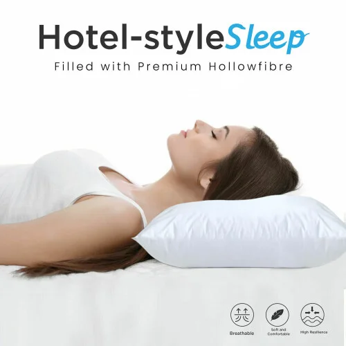 Luxury Hotel Collection King And Queen Size Bed Pillows Down Alternative With Comfortable Neck Support For Sleep