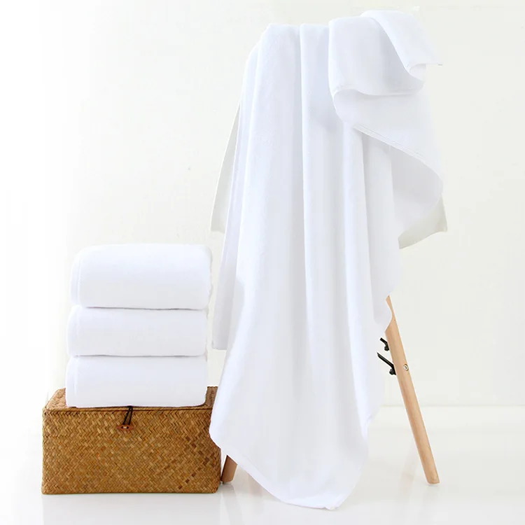 Ensemble de serviettes de bain jetables économiques de luxe 70*140 cm pour hôtel, léger, tricoté, serviette de bain compressée Caractéristique
