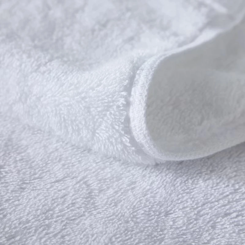 Serviette de bain grise compressée tricotée de luxe pour hôtel et spa Hilton, grande taille 70x140, qualité personnalisée avec logo, 100 % coton