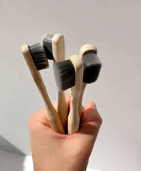 Eco-friendly Custom 10000 Natural Bristle Micro Fiber Toothbrush Ultra Soft Bamboo Micro Nano Toothbrush Disposable For Home Use