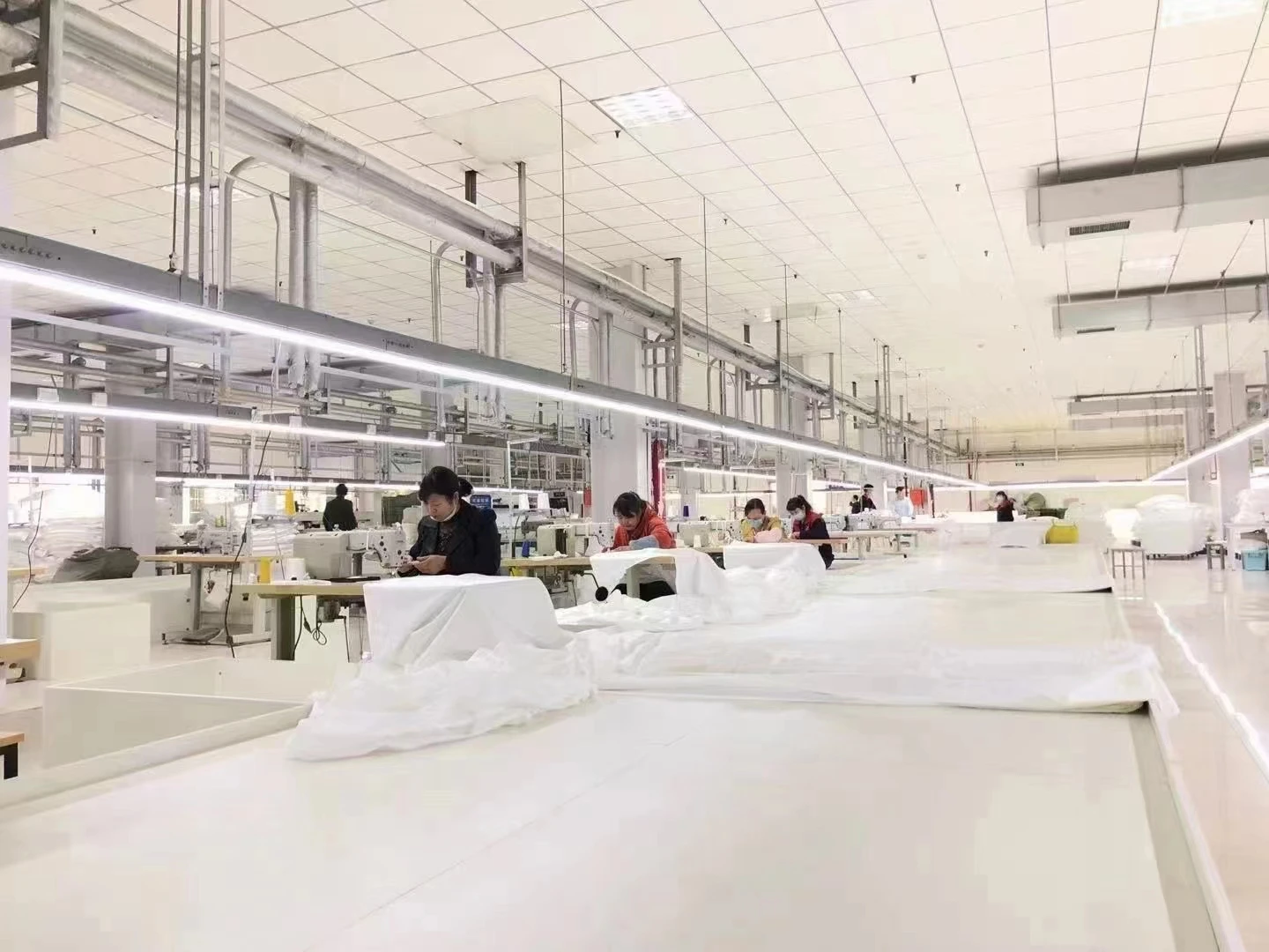 Wholesale 100% Cotton Hotel Linen 300tc White Duvet Cover & Fitted Bed Sheet Set 3cm Stripe 300tc Bedding Set For Beds