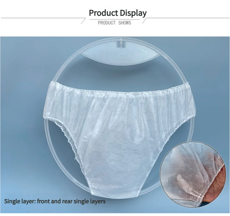 Wholesale Disposable Non-woven Underwear For Beauty Salon Sweat Steam Bath Sauna Everyday Style Waist Independent Pack Shorts