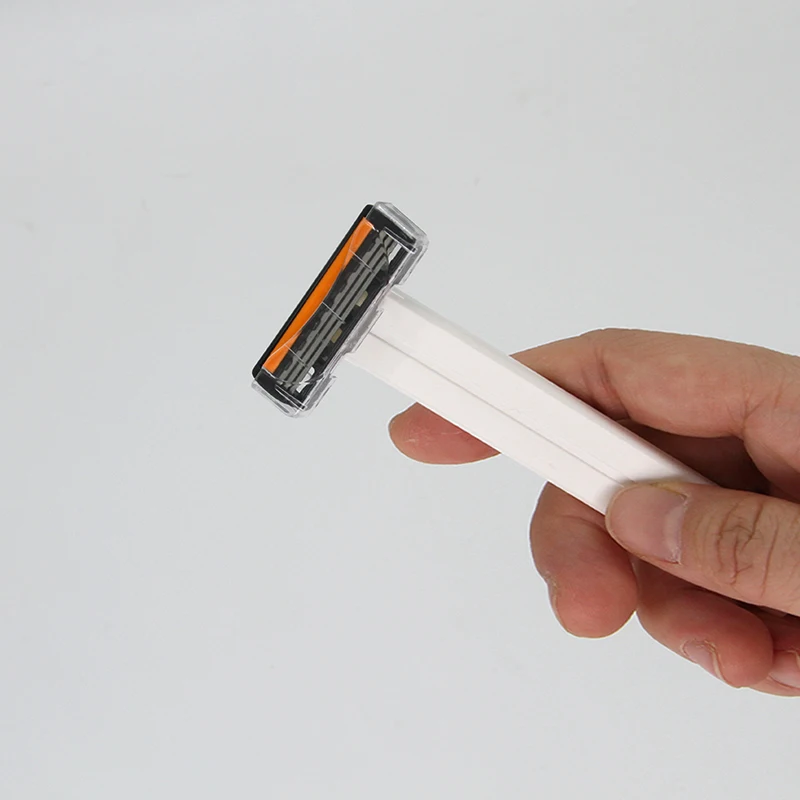 Portable Twin Blade Hand Razor Disposable Travel Shaving Product For Hotels Cheap Plastic Amenities