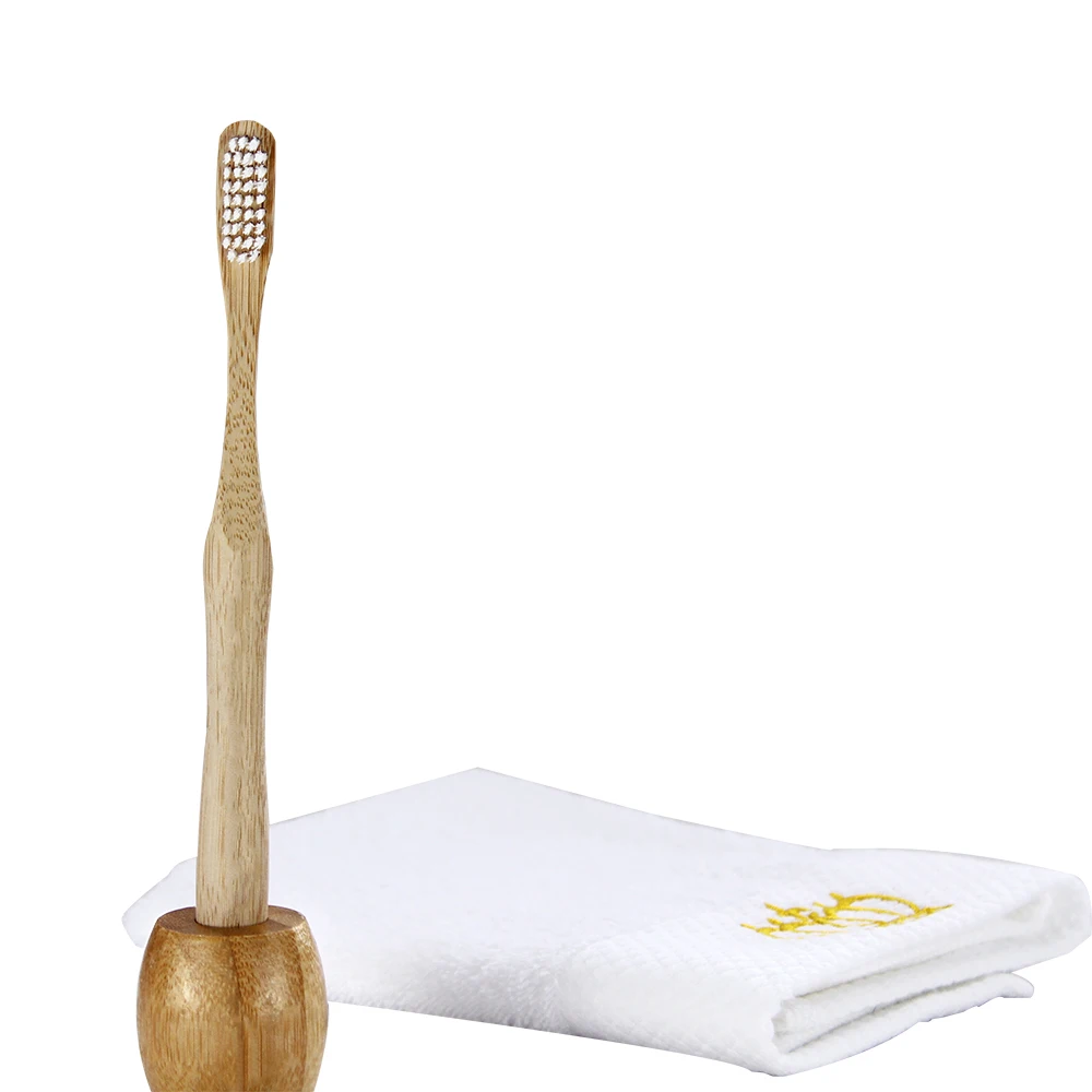 Meilleure vente 100% écologique brosse à dents jetable pour adultes 14,5-18,5 cm, poils en nylon doux, charbon de bambou naturel au carbone