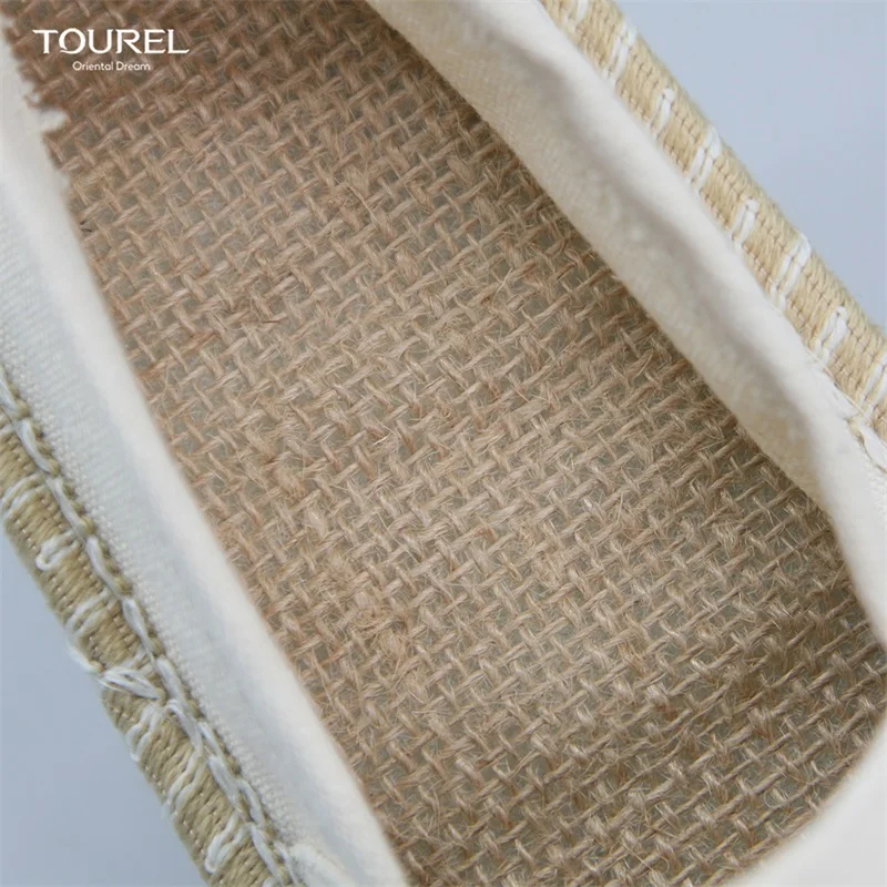 Chaussons jetables respirants en lin recyclé écologique, semelle antidérapante à points, pour voyage, compagnie aérienne, spa et hôtel