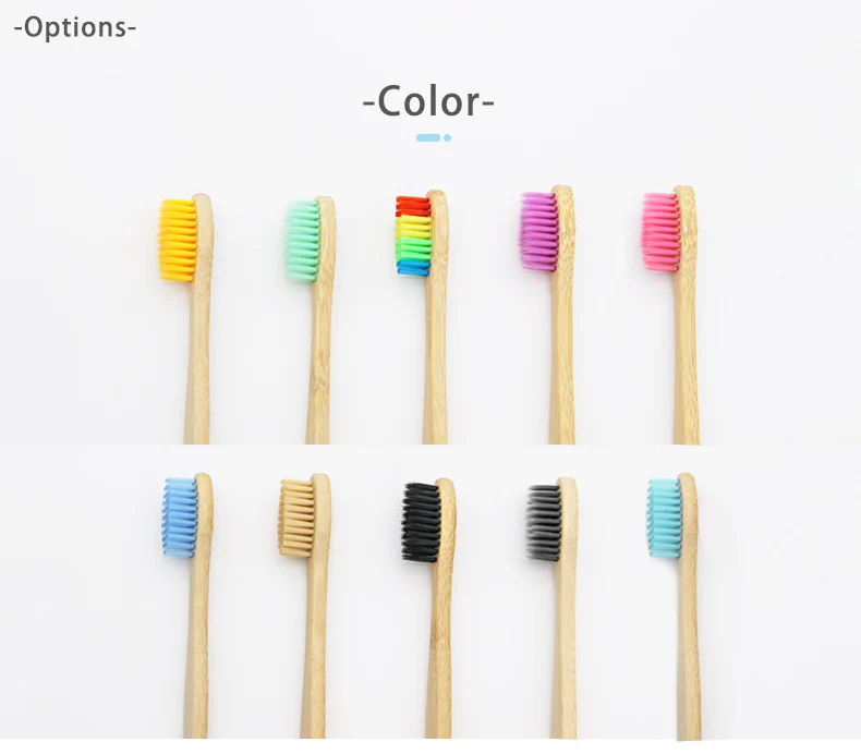 Écologique Réutilisable Jetable Pour Maison Hôtel Voyage Ergonomique Doux Biodégradable Organique Charbon Étui de Rangement Nylon