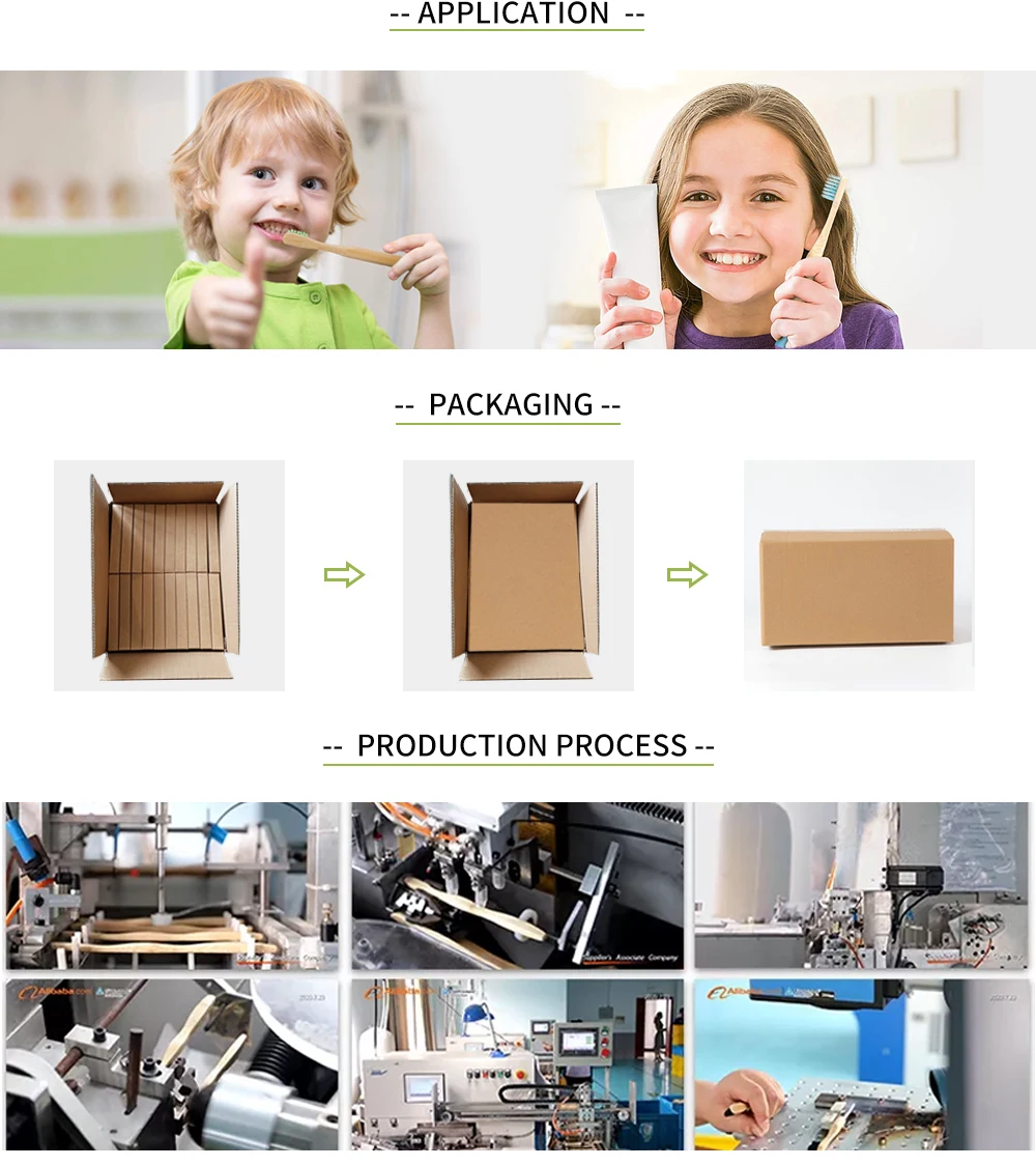 Écologique Réutilisable Jetable Pour Maison Hôtel Voyage Ergonomique Doux Biodégradable Organique Charbon Étui de Rangement Nylon