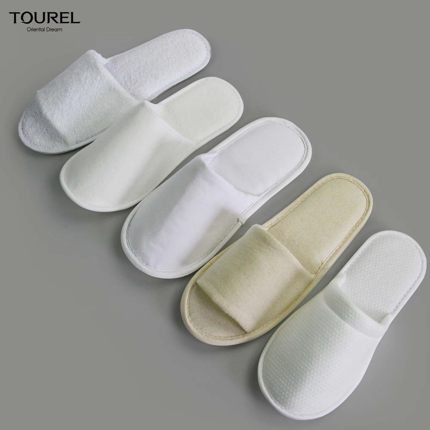 Instalaciones del Hotel Caracter&iacute;sticas Reciclables Logotipo Personalizado Tarifa de 5 Estrellas Muestras Zapatillas Desechables de Spa de Lujo para Spa del Hotel