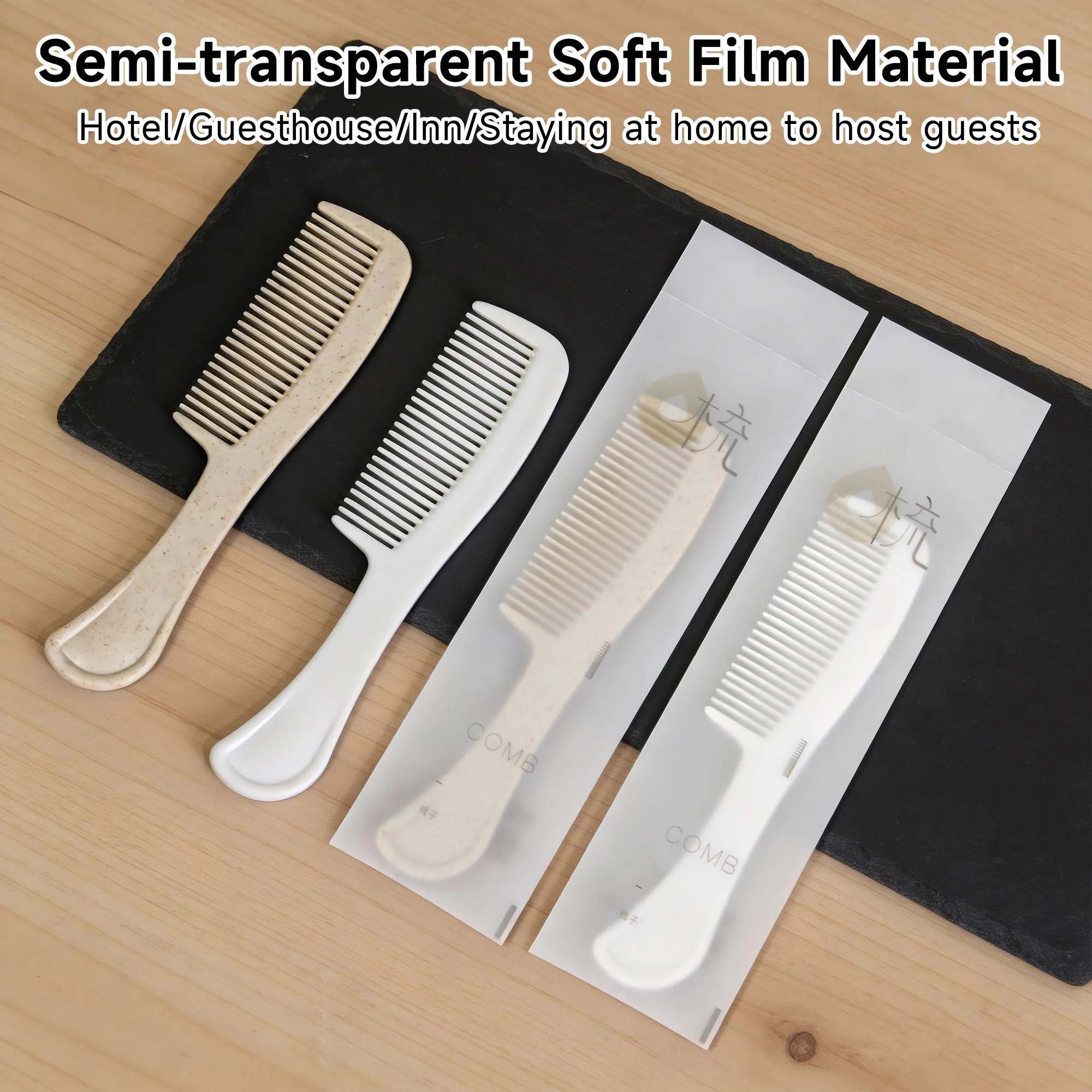 Hotel Disposable Hair Comb Individually Packed Travel Comb Guest Bathroom Amenities For Hotels Resorts Motels And Airlines